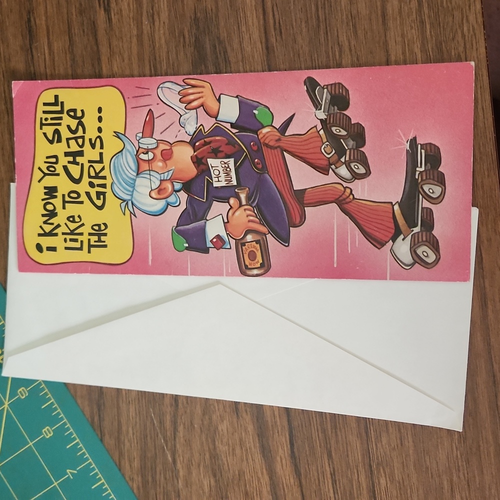 Vintage 1963 GiGi Birthday Card Unused Blank